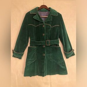 Vintage Corduroy Belt Jacket